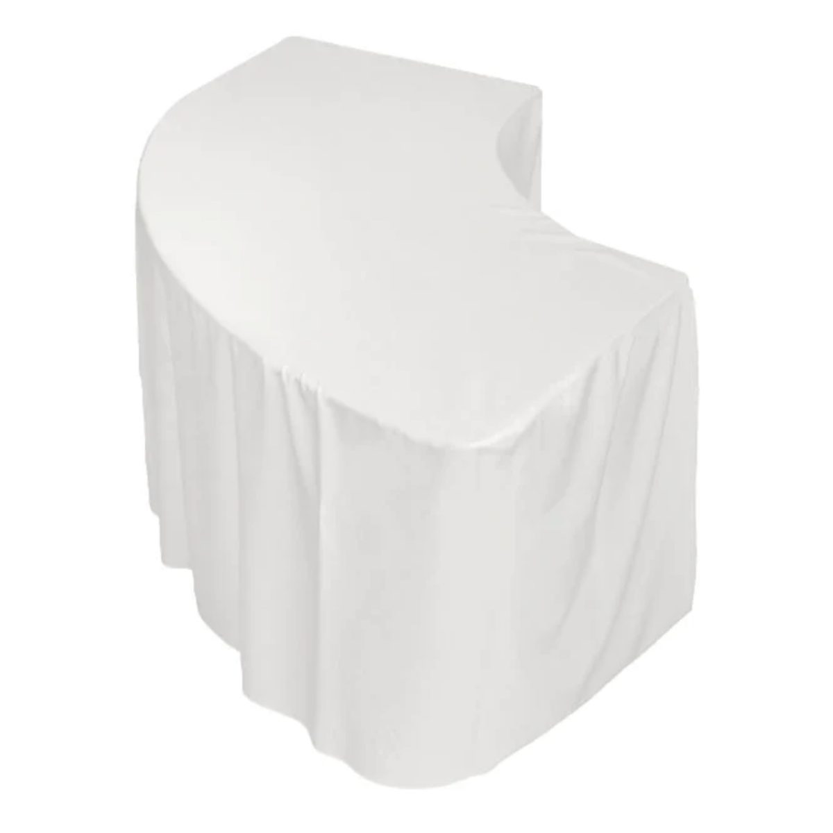 Spandex 5 x 10 Serpentine Tablecloth, 6030 Serpentine Tablecloth