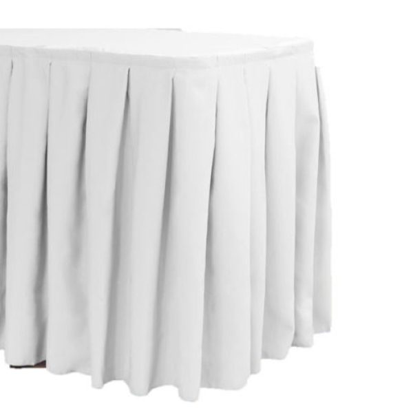 Table Skirt Accordion Pleat Polyester